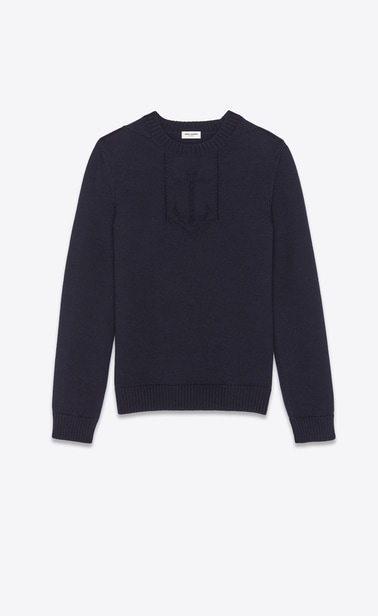anchor jacquard jumper